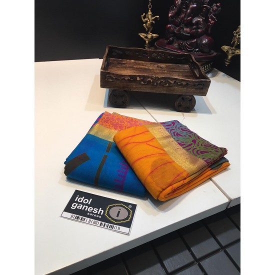 IG1017 Lite weight silk Lenin sarees