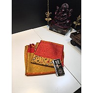 IG1019 Beautiful soft silk Kubera pattu