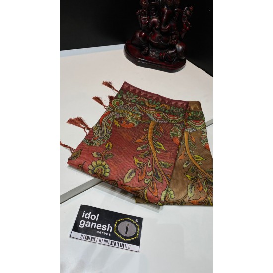 IG102 Pure Hand loom  chanderi 