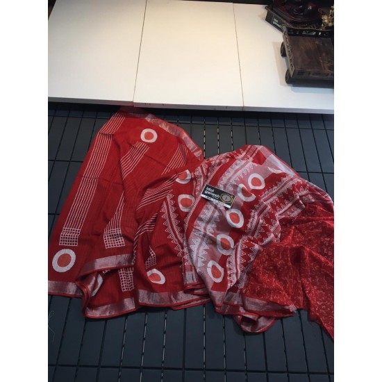 IG105 lite wight Lenin sarees