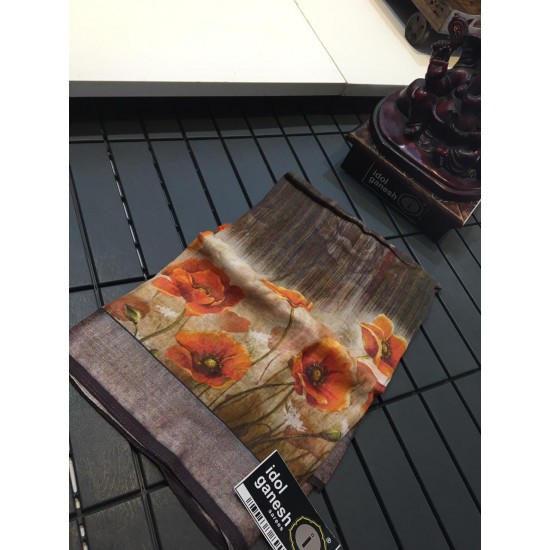 IG1096 Pure handloom Lenin/Lenin sarees