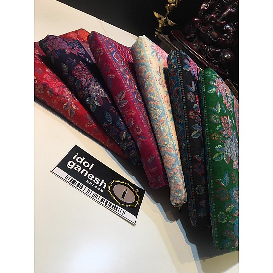 IG1102 Lite weight Fancy dupion pattu 