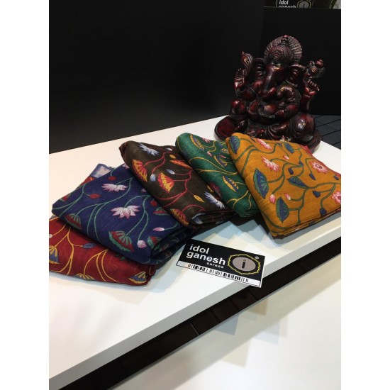 IG1130 Lite weight Lenin sarees