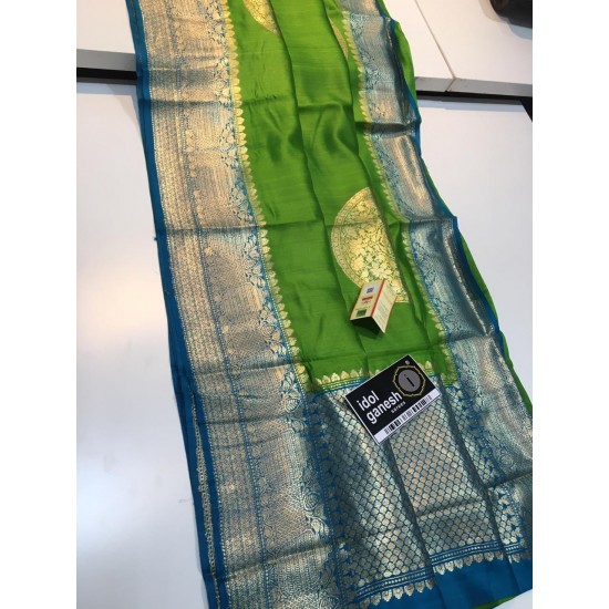 IG116 Pure hand loom silk pattu