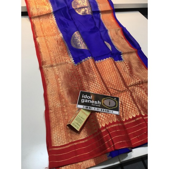 IG116 Pure hand loom silk pattu
