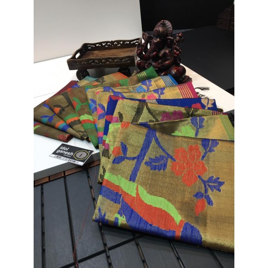 IG1170 Lite weight jute dupion pattu