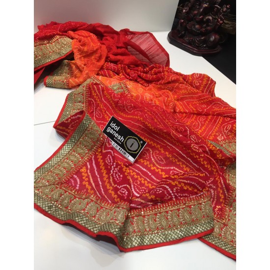 IG1178 Pure handloom chiffon sarees 7500/-