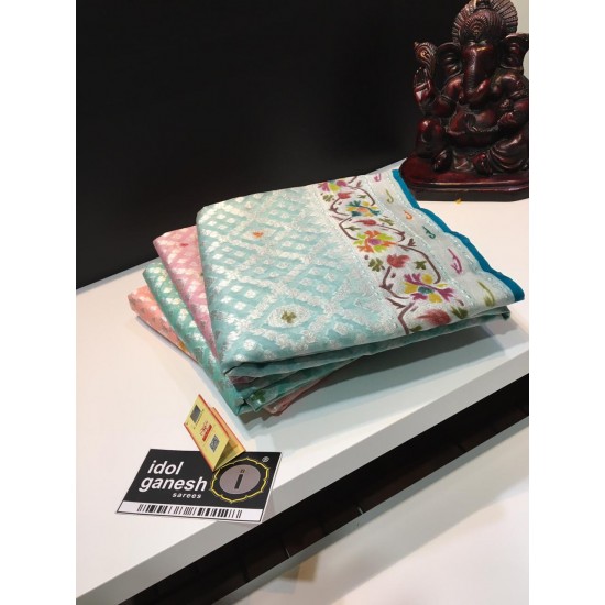 IG1268 Pure handloom kora sarees