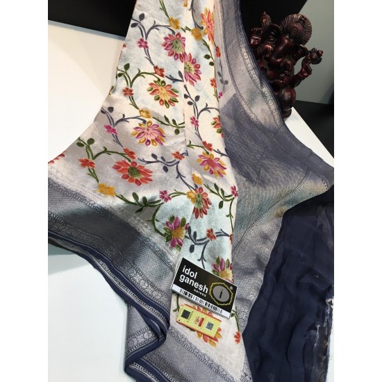 IG1270 Pure handloom kaddi georgette