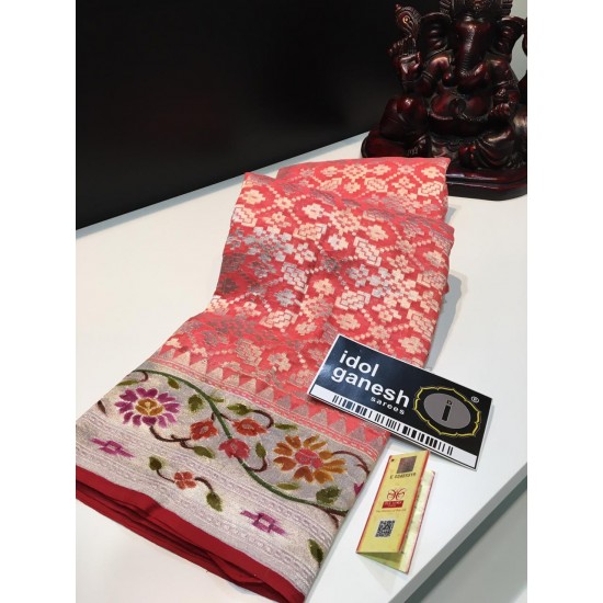 IG1271 Pure handloom kaddi georgette