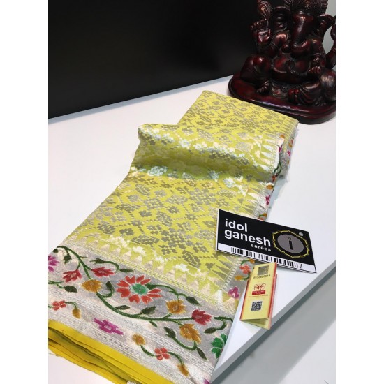 IG1271 Pure handloom kaddi georgette