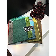 IG1284 Pure Handloom Lenin/Lenin sarees 