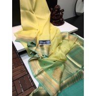 IG1294 Pure Handloom kora sarees