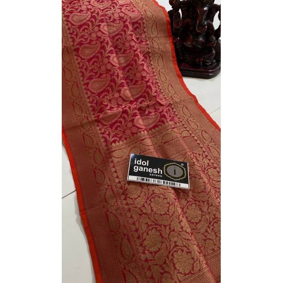 IG1299 Lite Weight pure kora sarees