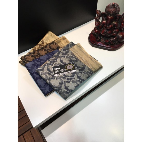 IG1301 Lite Weight pure kora sarees