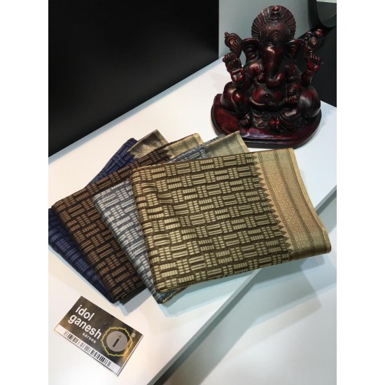 IG1348 Lite Weight pure kora sarees