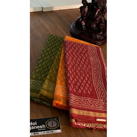 IG1355 Pure handloom Kota sarees 
