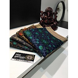 IG1359 Pure kora jale Meena weaving sarees