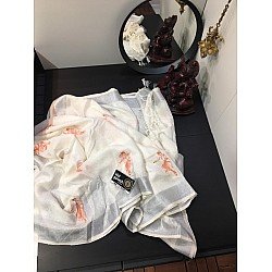 IG1399 Pure handloom Lenin/Lenin sarees