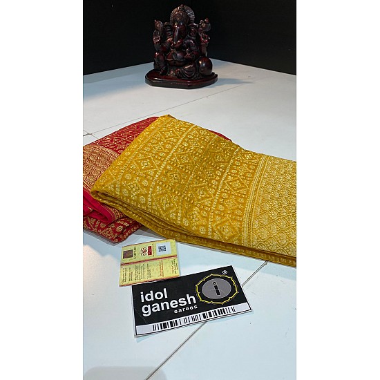IG140 Pure Hand loom kaddi Georgette sarees 