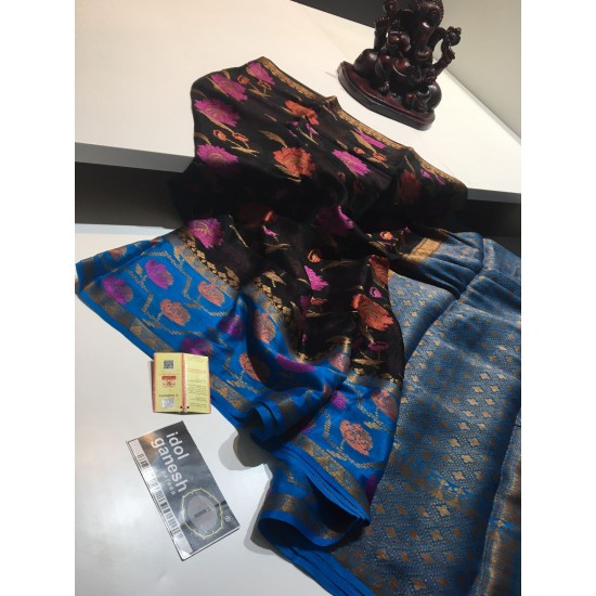 IG1406 Pure handloom crape/georgette 