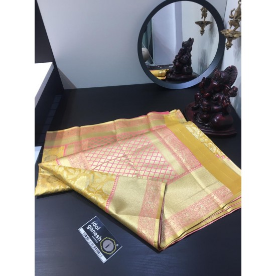 IG1440 Pure kaanjivaram soft fancy pattu