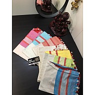 IG1442 Pure handloom Lenin/Lenin sarees 