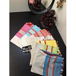 IG1442 Pure handloom Lenin/Lenin sarees 