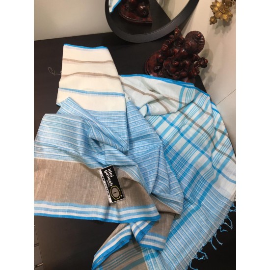 IG1443 Lite weight Lenin sarees 