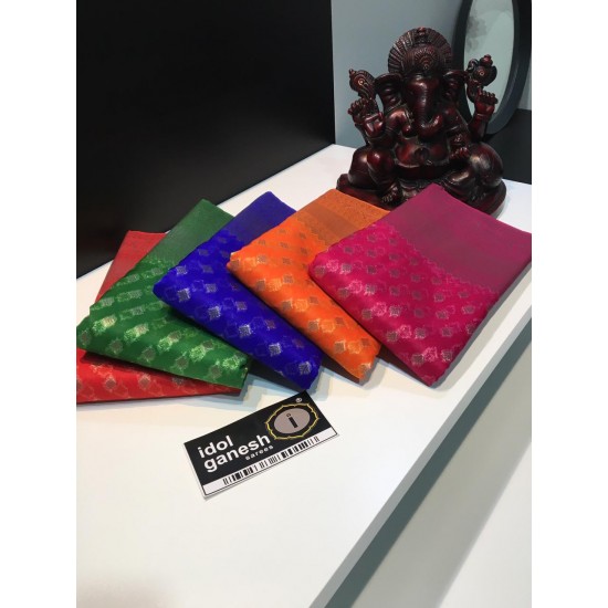 IG1452 Lite weight Kanchi weaving kora sarees