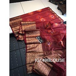 IG149 Lite weight kanchi kora sarees