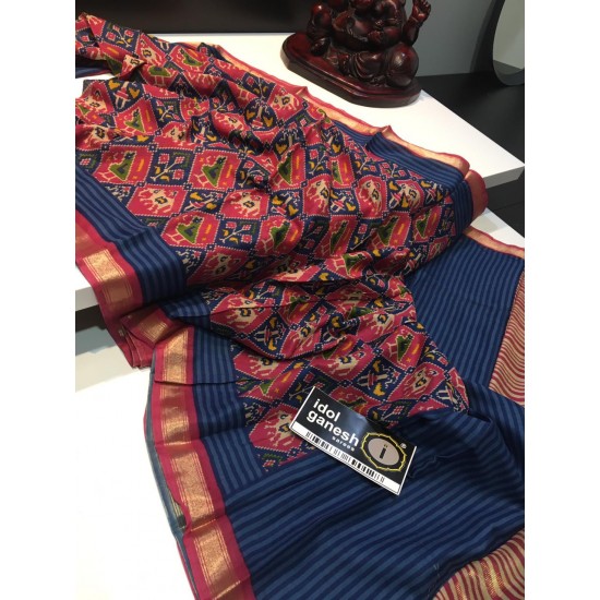 IG1491 Pure Handloom lite weight soft chanderi 