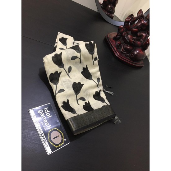 IG1564 Lite weight Lenin sarees