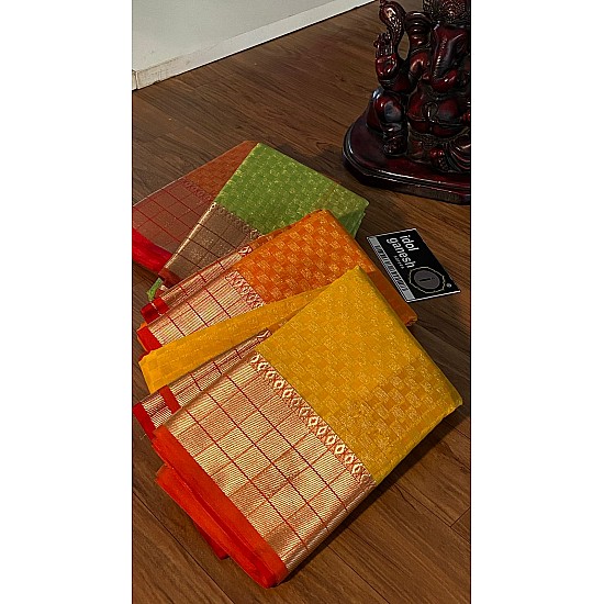 IG1589 Lite weight jari patola weaving sarees