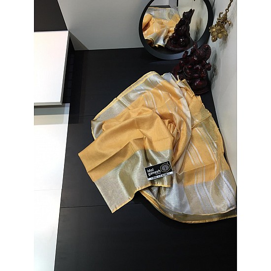 IG1616 Pure Handloom Lenin/Lenin sarees  