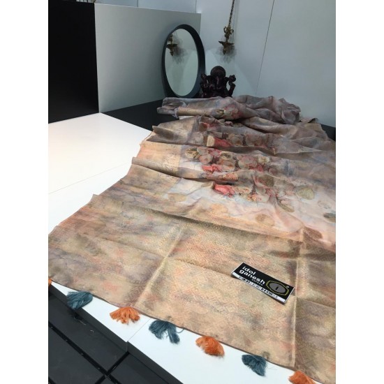 IG1624 Lite weight jute Weaving sarees