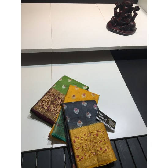 IG1636 Lite weight dupion pattu 3,670/-