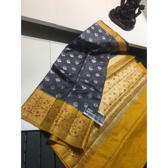 IG1636 Lite weight dupion pattu 3,670/-