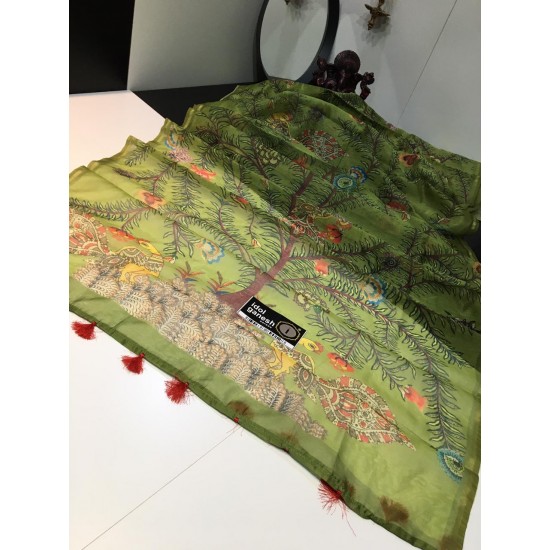 IG1652 Lite weight pure chanderi