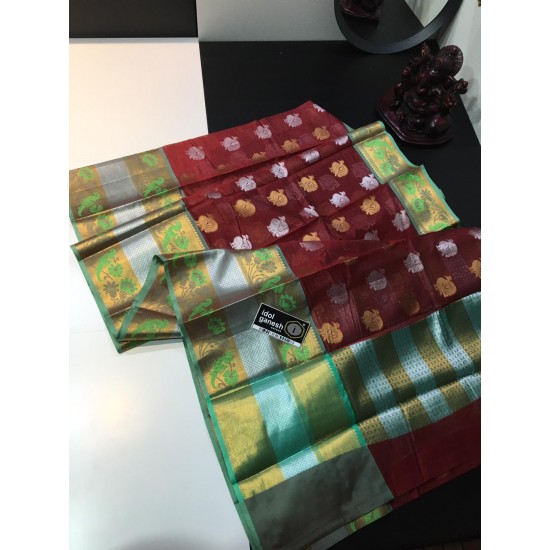 IG1718 Lite weight chanderi pattu