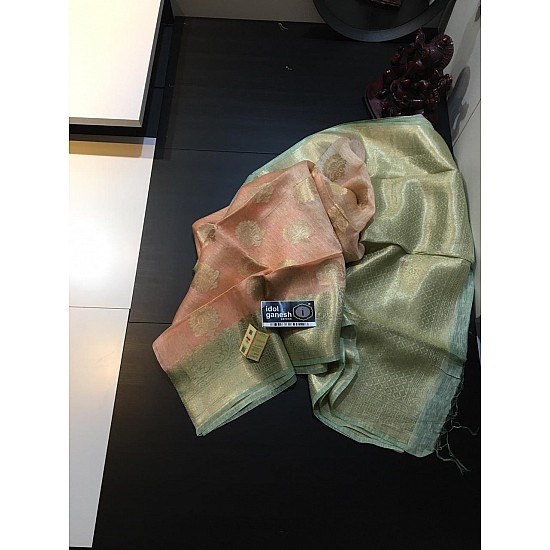 IG1751 Pure handloom silk Lenin 