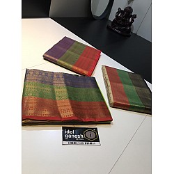 IG1776 Lite weight Kanchi double jari multi-color weaving border