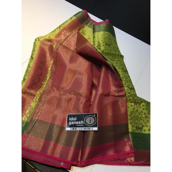 IG1777 Lite weight Kanchi style fancy pattu