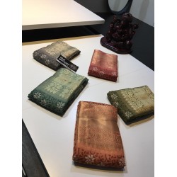 IG1799 Lite weight pure tissue/ jute pattu