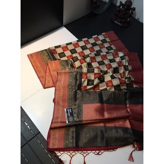 IG1858 Lite weight jute pattu IG1858 Lite weight jute pattu