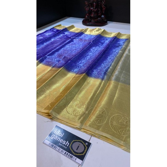 IG1941 Lite weight Beautiful kanjivaram soft fancy pattu