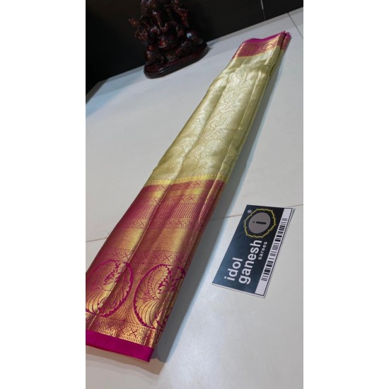 IG1942 Lite weight Beautiful kanjivaram soft fancy pattu