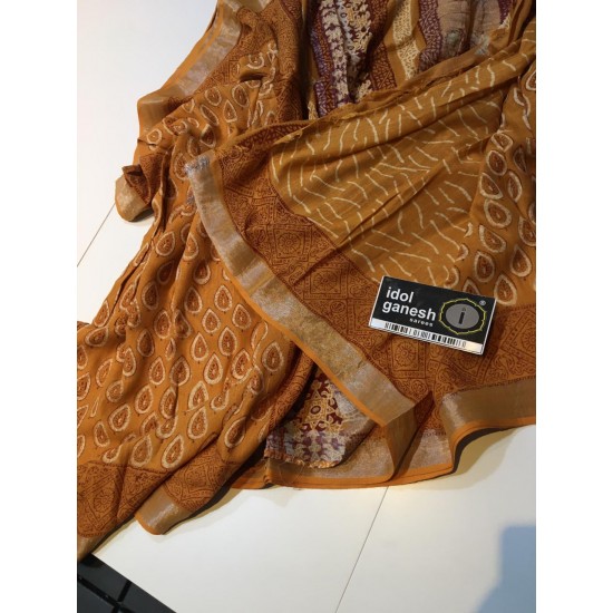IG1987 Lite weight Lenin sarees 