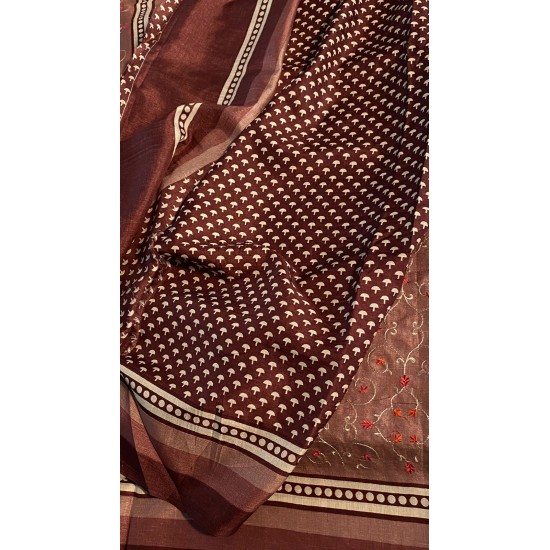 IG2197 Lite weight pure tussar pattu 