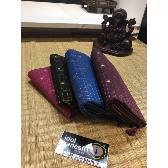 IG2314 Lite weight soft pure tussar chanderi